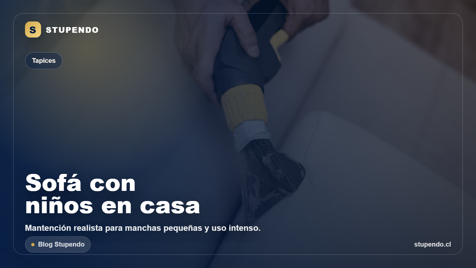 Cada cuanto limpiar un sof&aacute con ni&ntilde;os