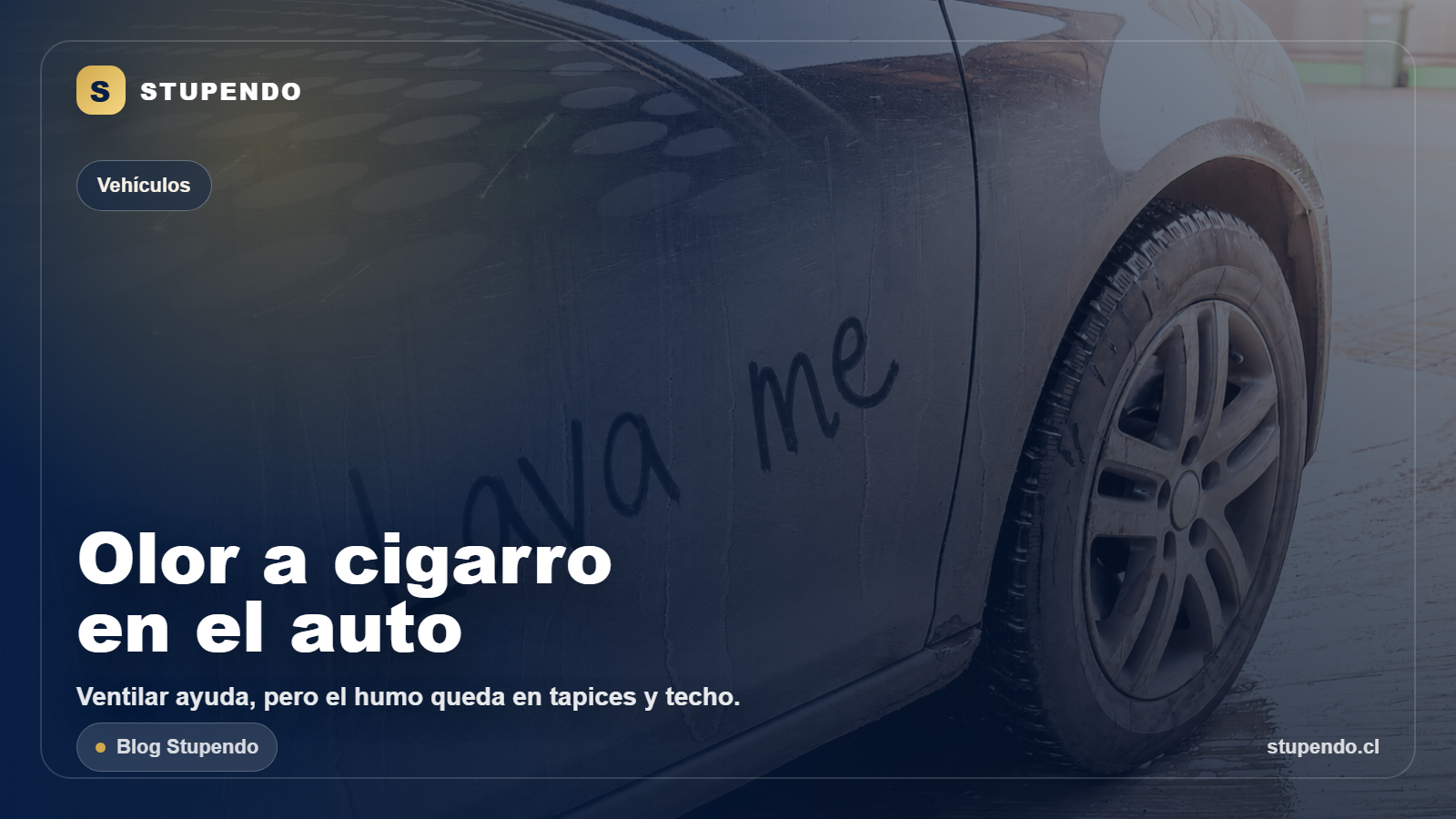 Por qu&eacute; el auto huele a cigarro aunque lo ventiles