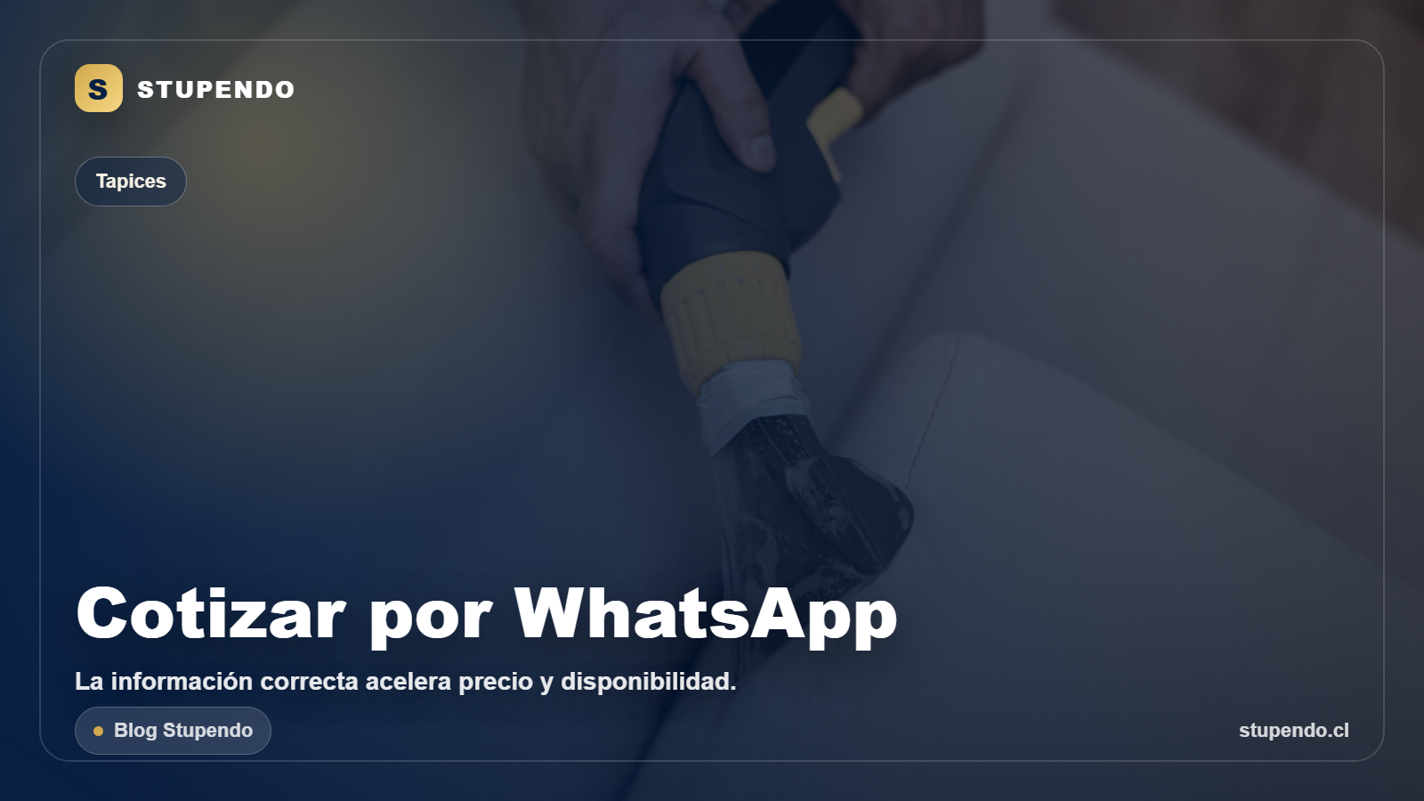 Que informaci&oacute;n enviar por WhatsApp para cotizar