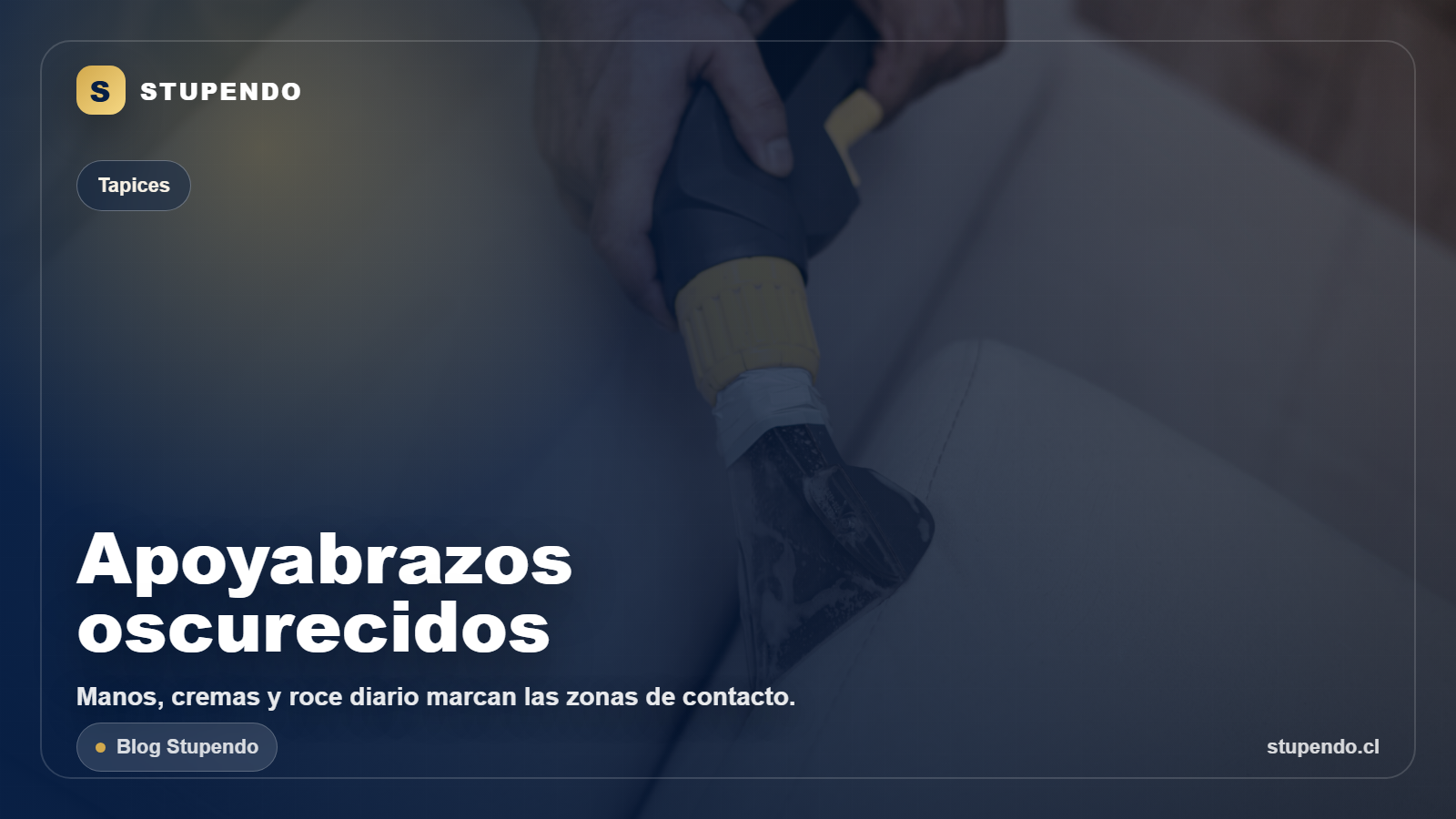C&oacute;mo limpiar zonas de apoyabrazos